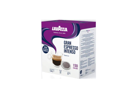 Lavazza Gran espresso intenso Pods (150 pods) Free Delivery in the UK for orders over £29.99
