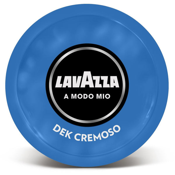 Lavazza A Modo Mio Dek Cremoso (160 capsules) FREE UK DELIVERYLavazza A Modo Mio Dek Cremoso (160 capsules) FREE UK DELIVERY
A Modo Mio Dek Cremoso capsules
Dek Cremoso decaffeinated capsules make a full-bodied, medium roast scoffee capsulesamrlavazzaAMR Coffee Pods - Distributors of Lavazza and CaffItaly in the United Kingdom