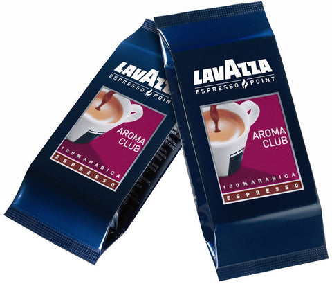 Lavazza Espresso Point Aroma Club (100 capsules) FREE UK DELIVERY
Lavazza Espresso Point Aroma (100 capsules) Club Free UK delivery
100 Capsules - A blend of 100% Arabica with smooth crema and persistent flavour.PamrlavazzaAMR Coffee Pods - Distributors of Lavazza and CaffItaly in the United Kingdom