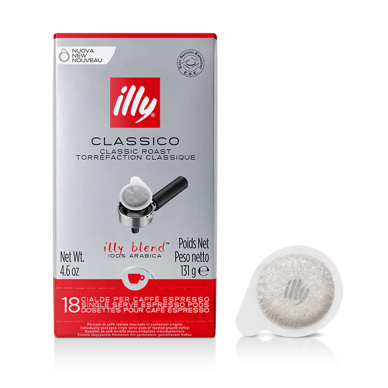Illy ESE Classico (108 pods) Free Delivery in the UK for orders over £39.99