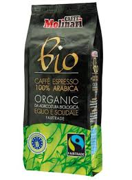 MOLINARI ARABICA ORGANIC FAIRTRADE COFFEE BEANS 1KG FREE UK DELIVERY - AMR Coffee Pods - Distributors of Lavazza and CaffItaly in the United Kingdom