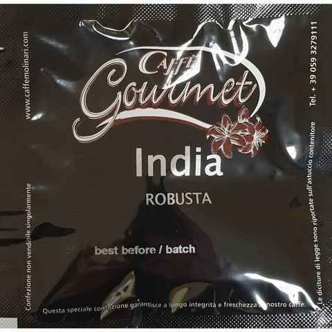 Molinari India ESE Coffee Paper Pods (1 Pack of 100) Free Delivery in the UK for orders over £39.99